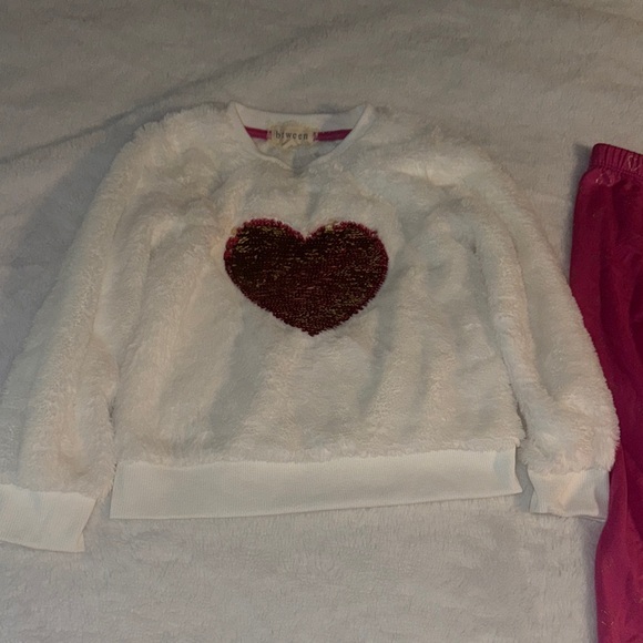 btween 5 White and Pink Kids Matching Set - Picture 3 of 5